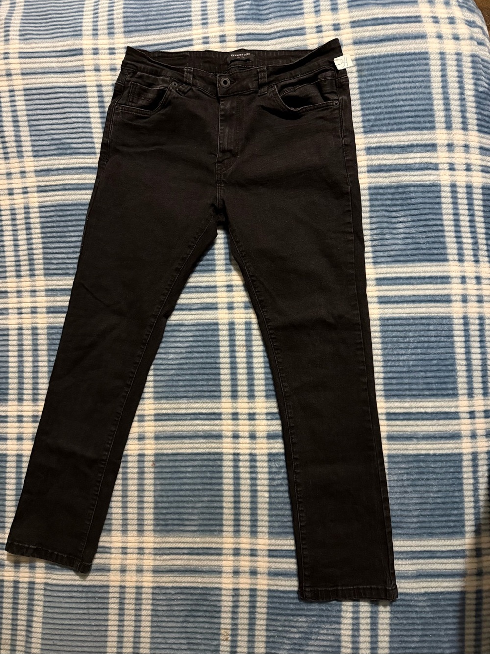 Kenneth Cole Men's Black Skinny Jeans